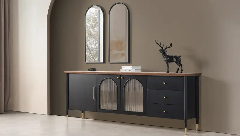 Sarina Siyah Modern Yemek Odası - 3