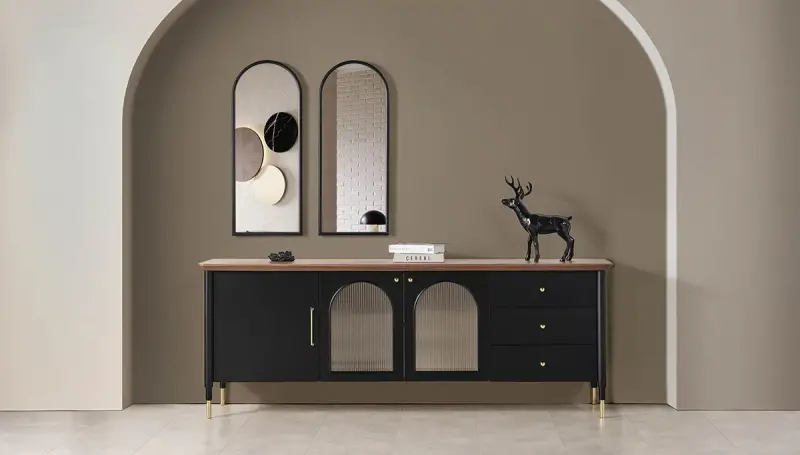 Sarina Siyah Modern Yemek Odası - 2