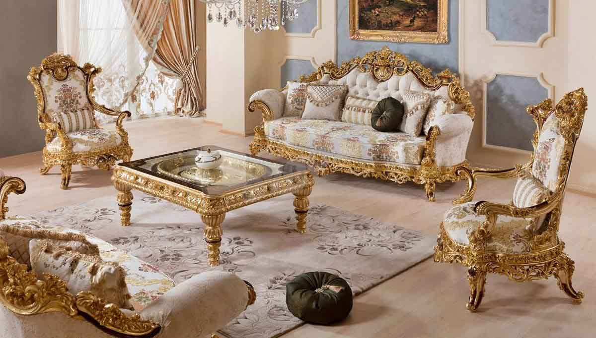 Semerkant Classic Sofa Set | Evgor Furniture