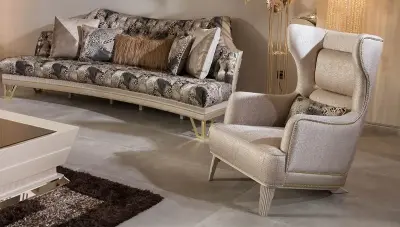 Sewena Art Deco Sofa Set - Thumbnail