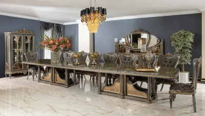 Sofya Klasik Toplantı Masası - Thumbnail