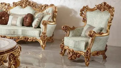 Sultan Classic Sofa Set - Thumbnail