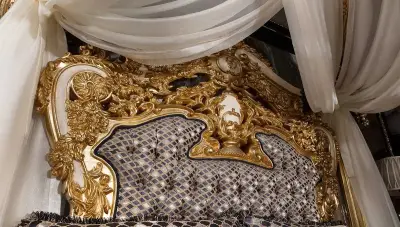 Sultan Krem Klasik Yatak Odası - Thumbnail
