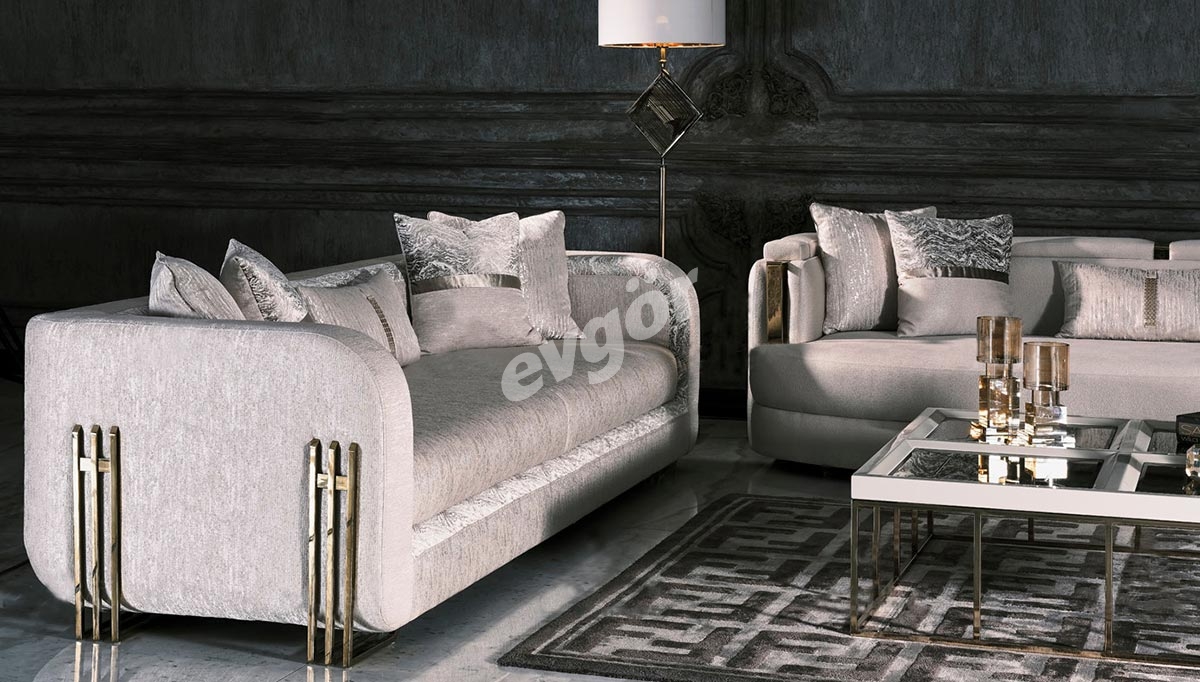 Terenos Metal Sofa Set