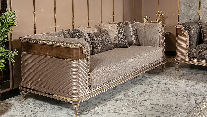 Aden Vizon Avangarde Dilimli Üçlü Koltuk