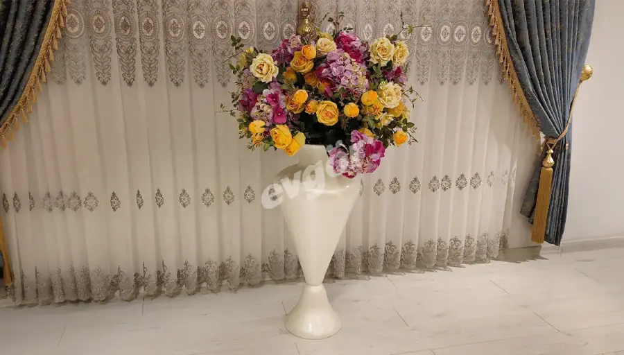 Armin Beyaz Saksılı Çiçek (Hemen Teslim) - 2