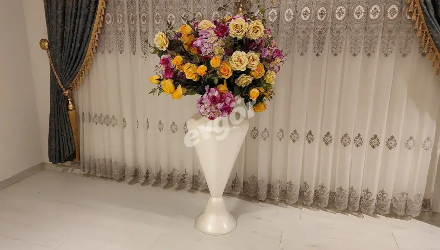 Armin Beyaz Saksılı Çiçek (Hemen Teslim) - 3