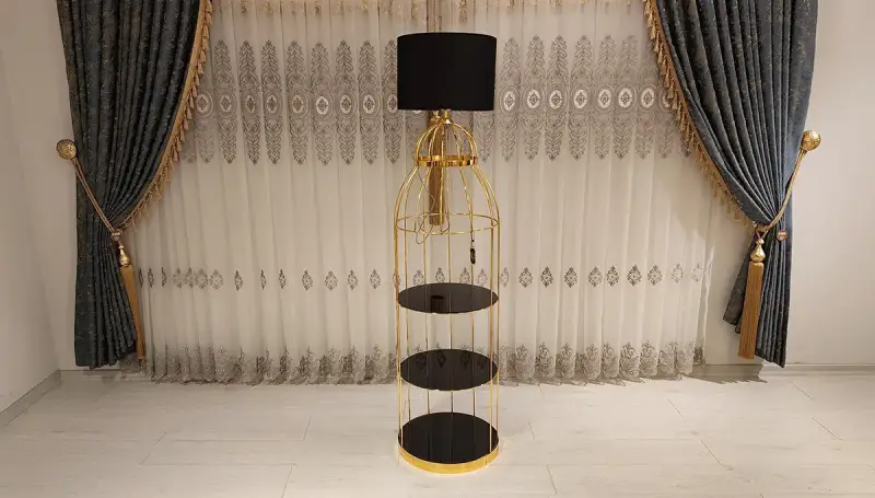 Atlas Gold Raflı Abajur (Hemen Teslim) - 2