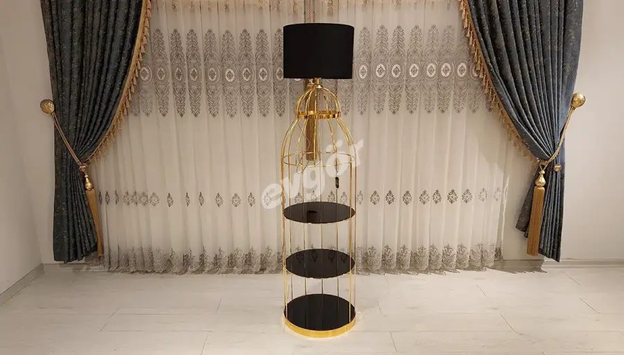 Atlas Gold Raflı Abajur (Hemen Teslim) - 2