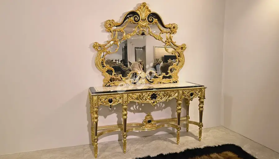 Belinda Gold Aynalı Dresuar (Hemen Teslim) - 2