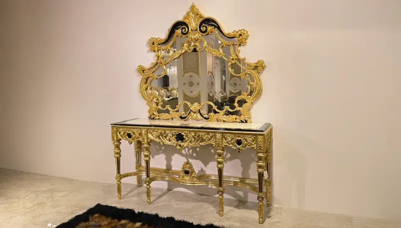 Belinda Gold Aynalı Dresuar (Hemen Teslim) - 3