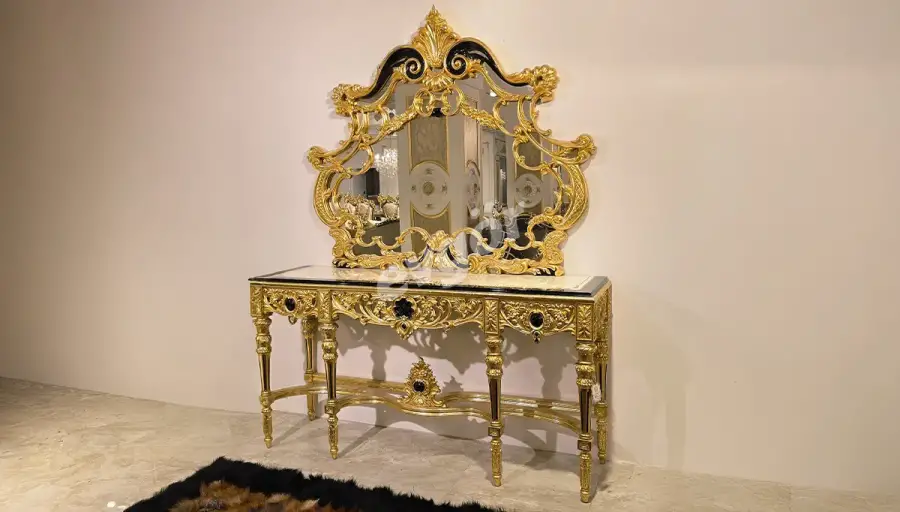 Belinda Gold Aynalı Dresuar (Hemen Teslim) - 3