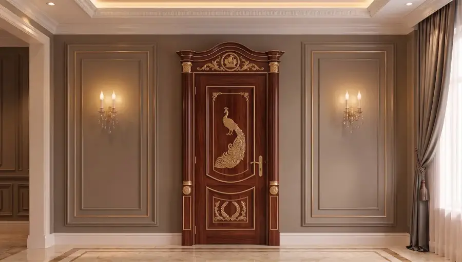 Çehre Klasik Taçlı Dekoratif Kapı - 4