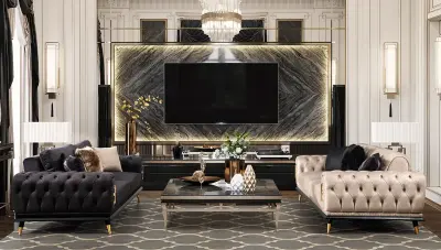 Trento Modern Sofa Set - Thumbnail
