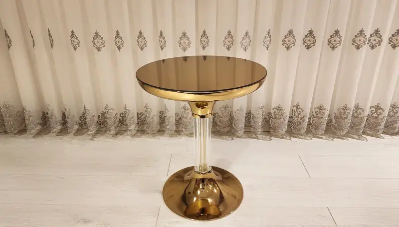 Fern Gold Aynalı Sehpa (Hemen Teslim) - 1