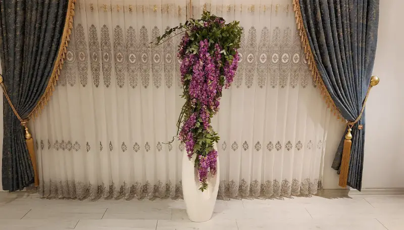  Hazel Beyaz Saksılı Çiçek (Hemen Teslim) - 1