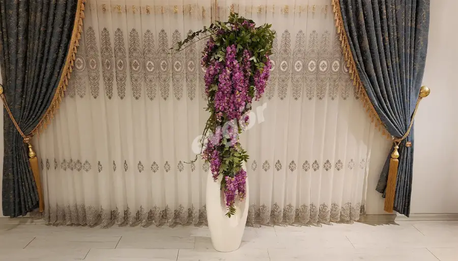  Hazel Beyaz Saksılı Çiçek (Hemen Teslim) - 1