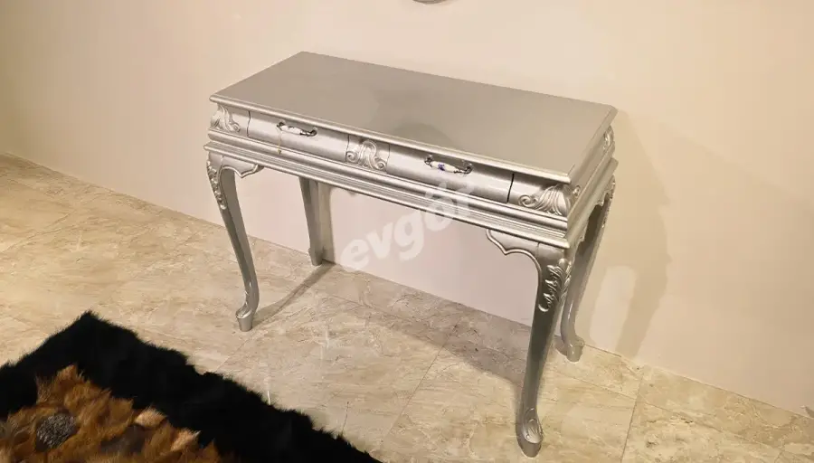 Holly Aynalı Gümüş Gri Dresuar (Hemen Teslim) - 2