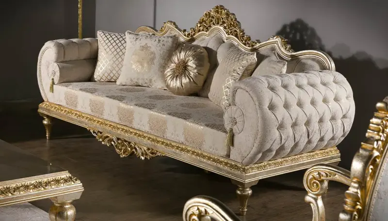 Hümayun Krem Avangarde Salon Takımı (Hemen Teslim) - 3