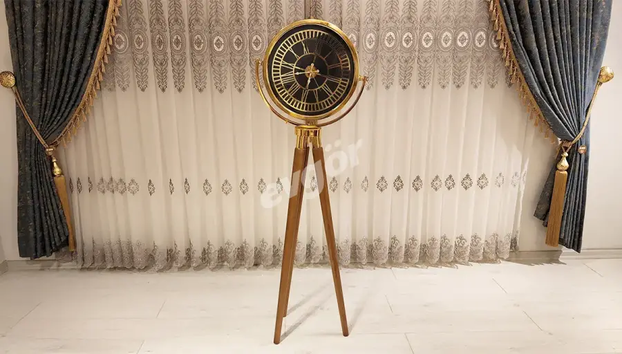 İcon Ahşap 3 Ayaklı Saat (Hemen Teslim) - 1