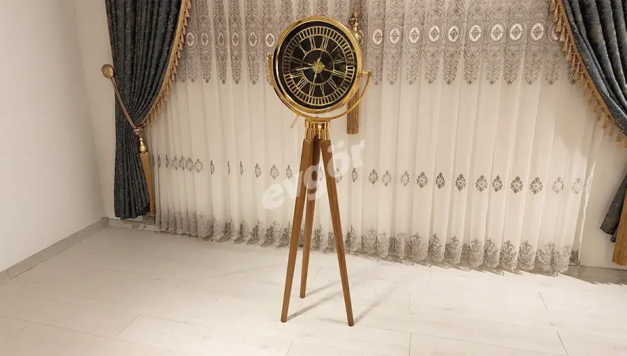 İcon Ahşap 3 Ayaklı Saat (Hemen Teslim) - 3