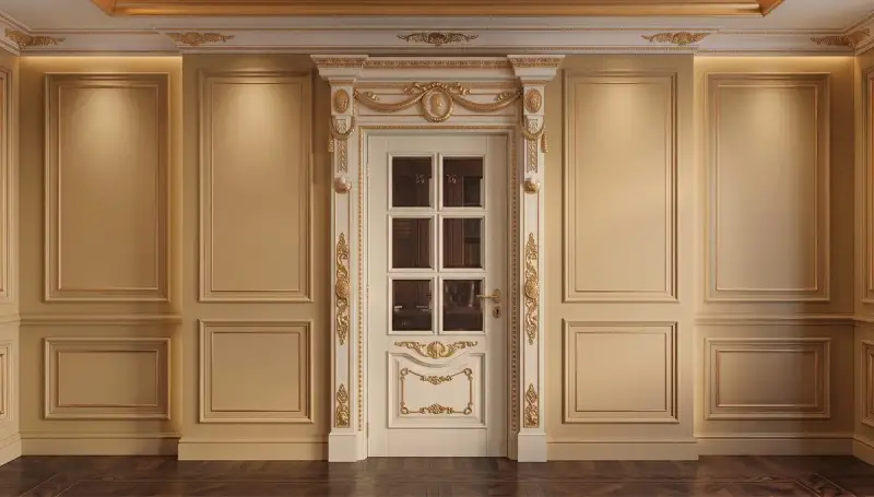 Kervan Klasik Taçlı Dekoratif Kapı - 3