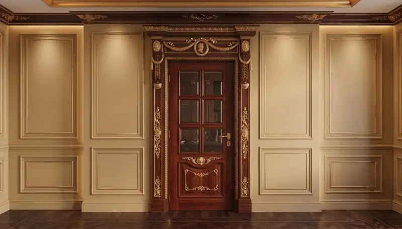 Kervan Klasik Taçlı Dekoratif Kapı - 4