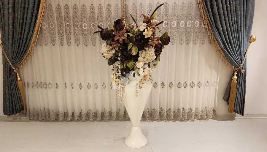 Liana Beyaz Saksılı Çiçek (Hemen Teslim) - 1