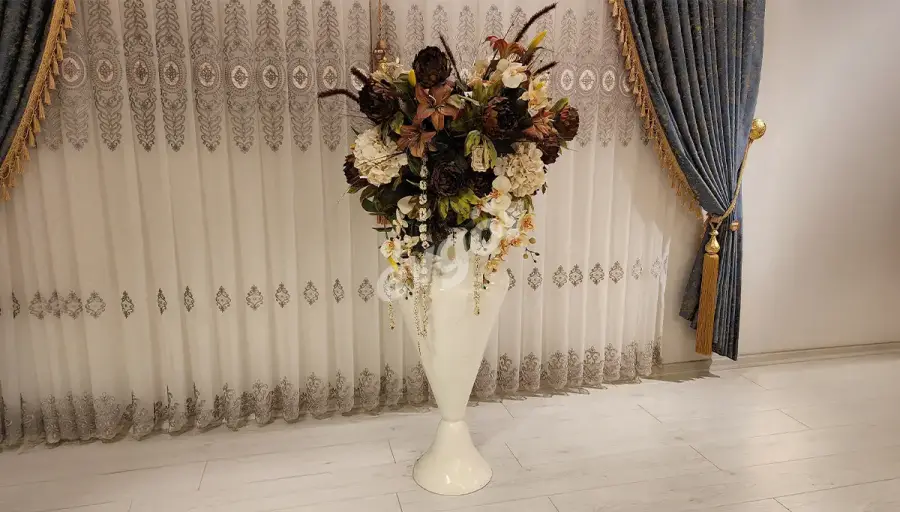 Liana Beyaz Saksılı Çiçek (Hemen Teslim) - 2