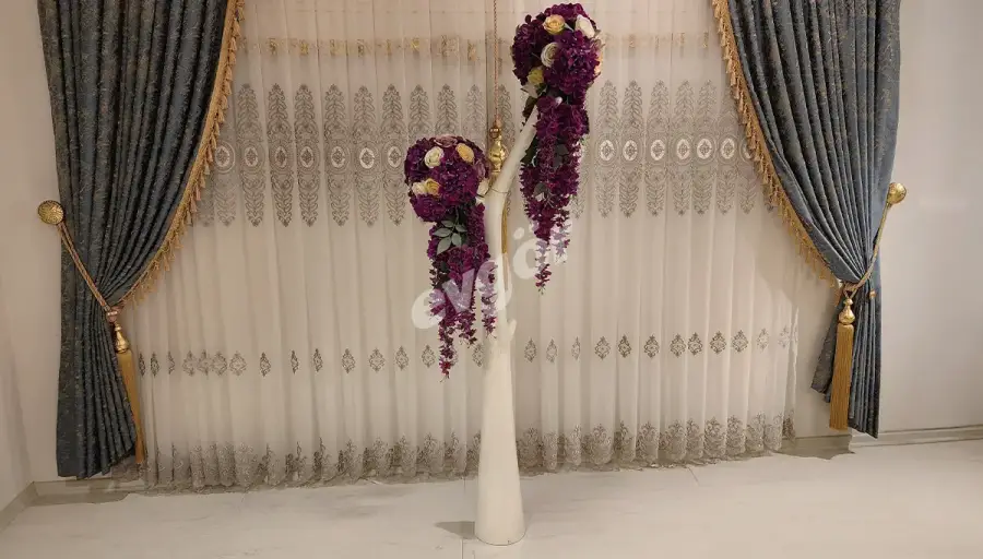 Lina Beyaz Saksılı Çiçek (Hemen Teslim) - 1