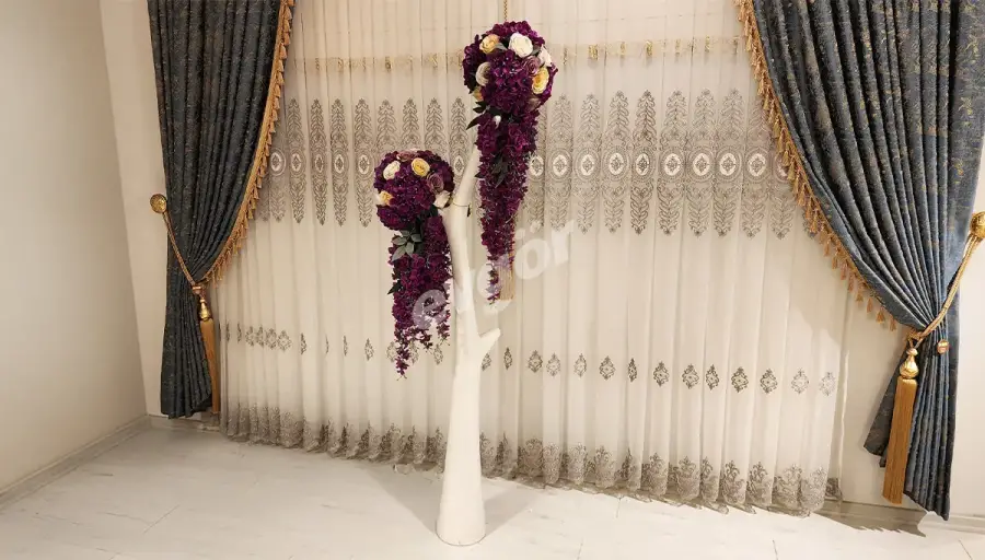 Lina Beyaz Saksılı Çiçek (Hemen Teslim) - 2