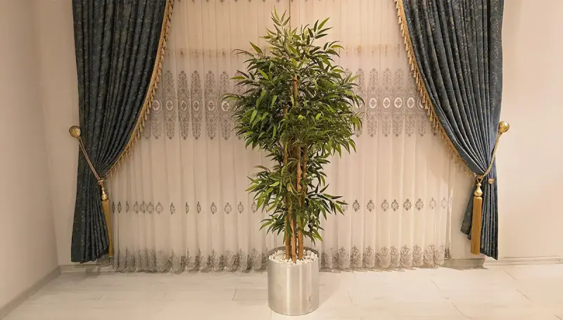 Lissa Gri Saksılı Çiçek (Hemen Teslim) - 1