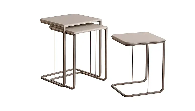 Lumina Modern 3'lü Zigon Sehpa 