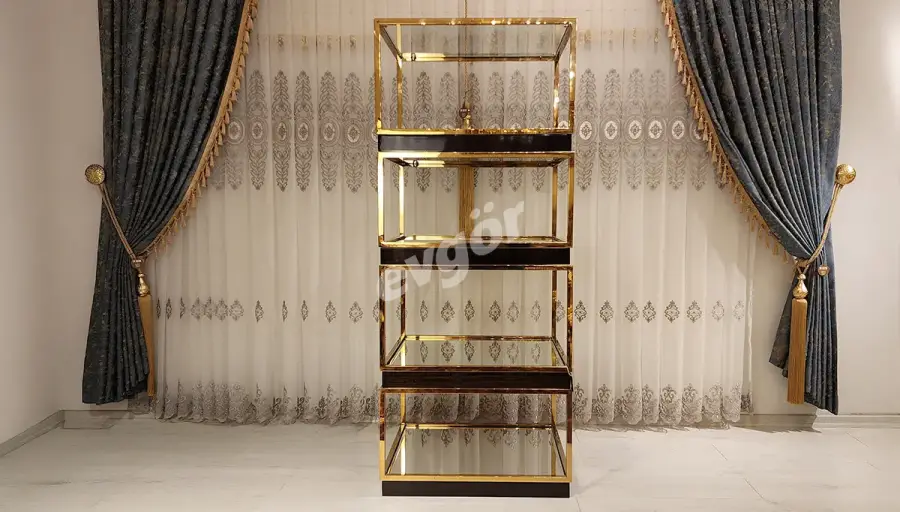 Melda Gold Raflı Dolap (Hemen Teslim) - 1