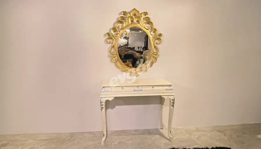 Minel Beyaz Aynalı Dresuar (Hemen Teslim) - 1