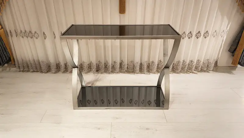 Noble Siyah Camlı Gümüş Gri Dresuar (Hemen Teslim) - 1