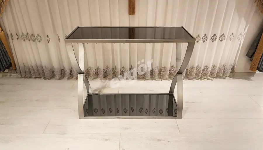 Noble Siyah Camlı Gümüş Gri Dresuar (Hemen Teslim) - 1