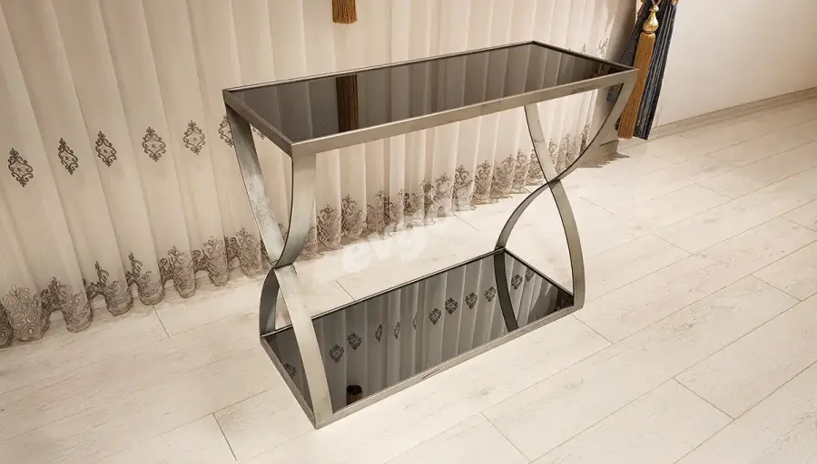 Noble Siyah Camlı Gümüş Gri Dresuar (Hemen Teslim) - 3