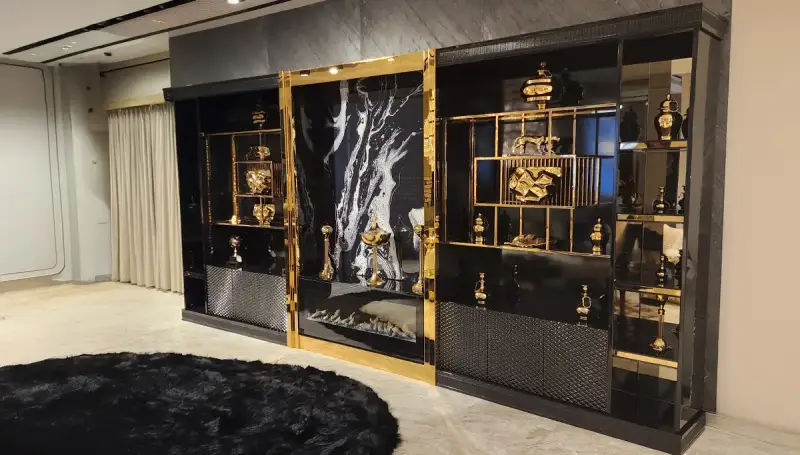 Odessa Siyah Duvar Ünitesi (Hemen Teslim) - 2