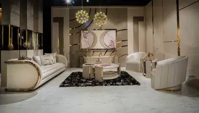 Troya Luxury Sofa Set - Thumbnail
