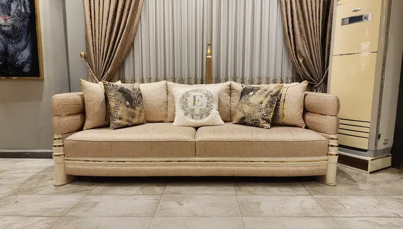 Perla Beyaz Lüks Koltuk Takımı - 4