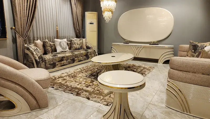 Perla Beyaz Lüks Koltuk Takımı - 2