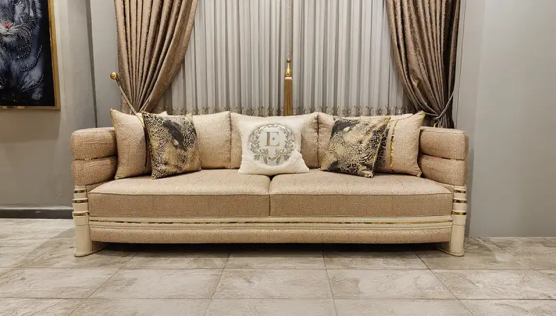 Perla Beyaz Lüks Koltuk Takımı - 3