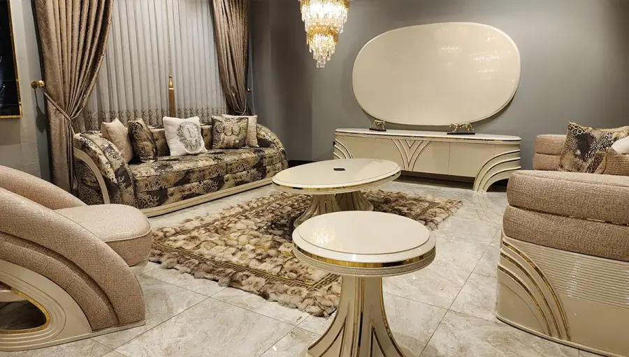 Perla Beyaz Lüks Salon Takımı (Hemen Teslim ) - 1