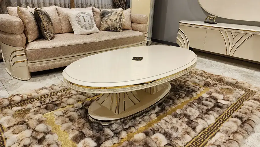 Perla Beyaz Lüks Salon Takımı (Hemen Teslim ) - 6