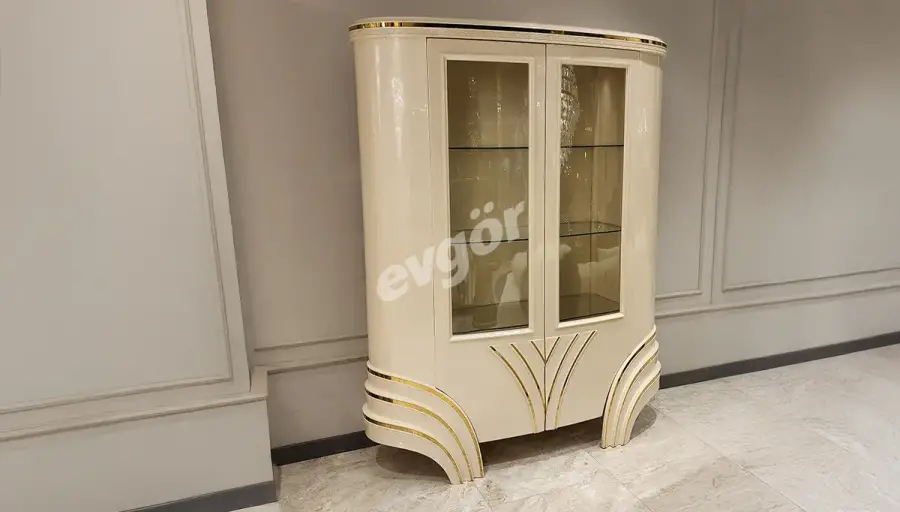 Perla Beyaz Lüks Yemek Odası - 6