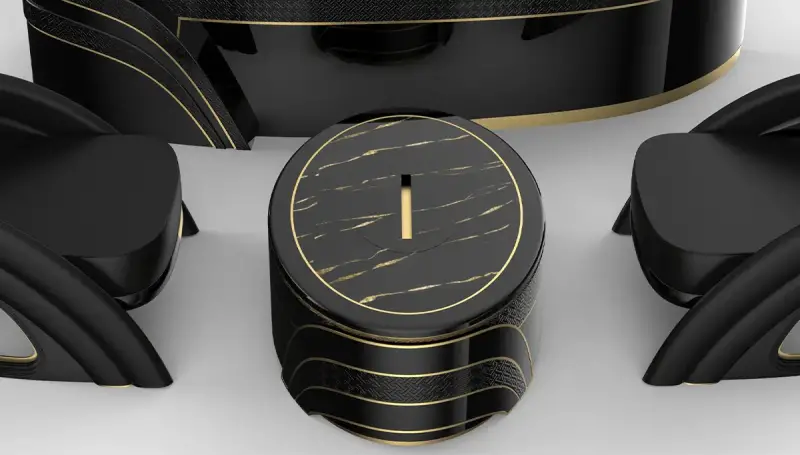 Perla Makam Lüks Orta Sehpa - 1