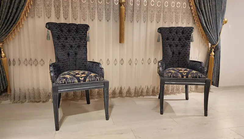 Piraye Mavi Sandalyeler (Hemen Teslim) - 2