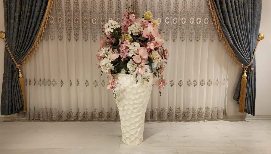 Rosella Beyaz Saksılı Çiçek (Hemen Teslim) - 1