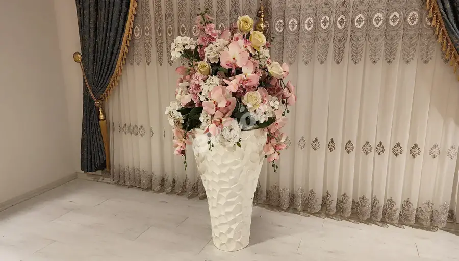 Rosella Beyaz Saksılı Çiçek (Hemen Teslim) - 2